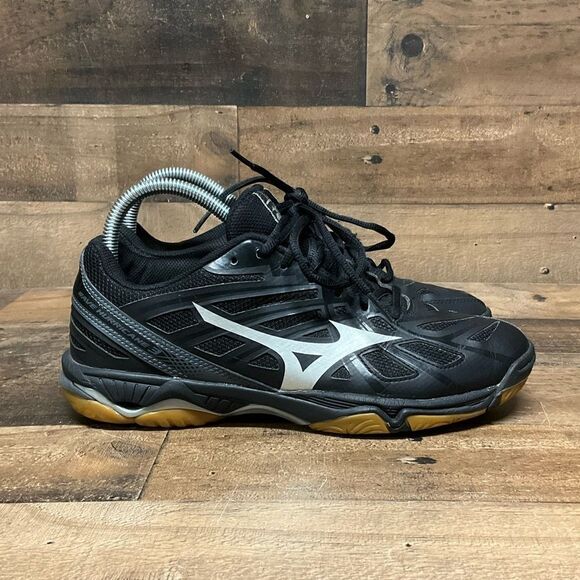 Mizuno Women’s wave hurricane 3 430225 9073 Black running shoes size 8.5 - Picture 3 of 6